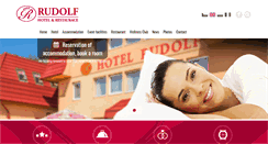 Desktop Screenshot of hotelrudolf.cz
