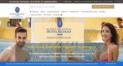Desktop Screenshot of hotelrudolf.hu